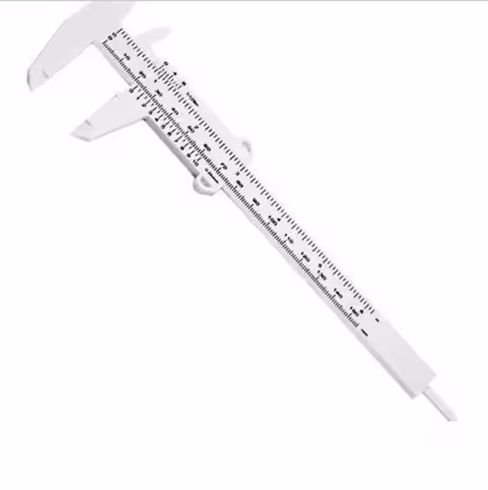 کولیس پلاستیکی 15 سانتی متری - مشابه کولیس حرفه ای