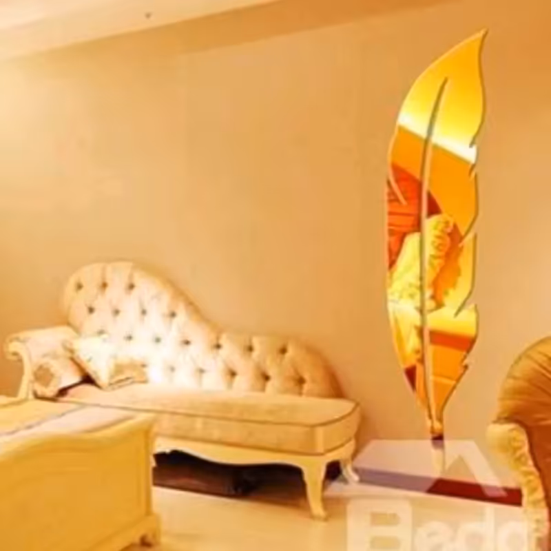آینه دکوراتیو طرح پر