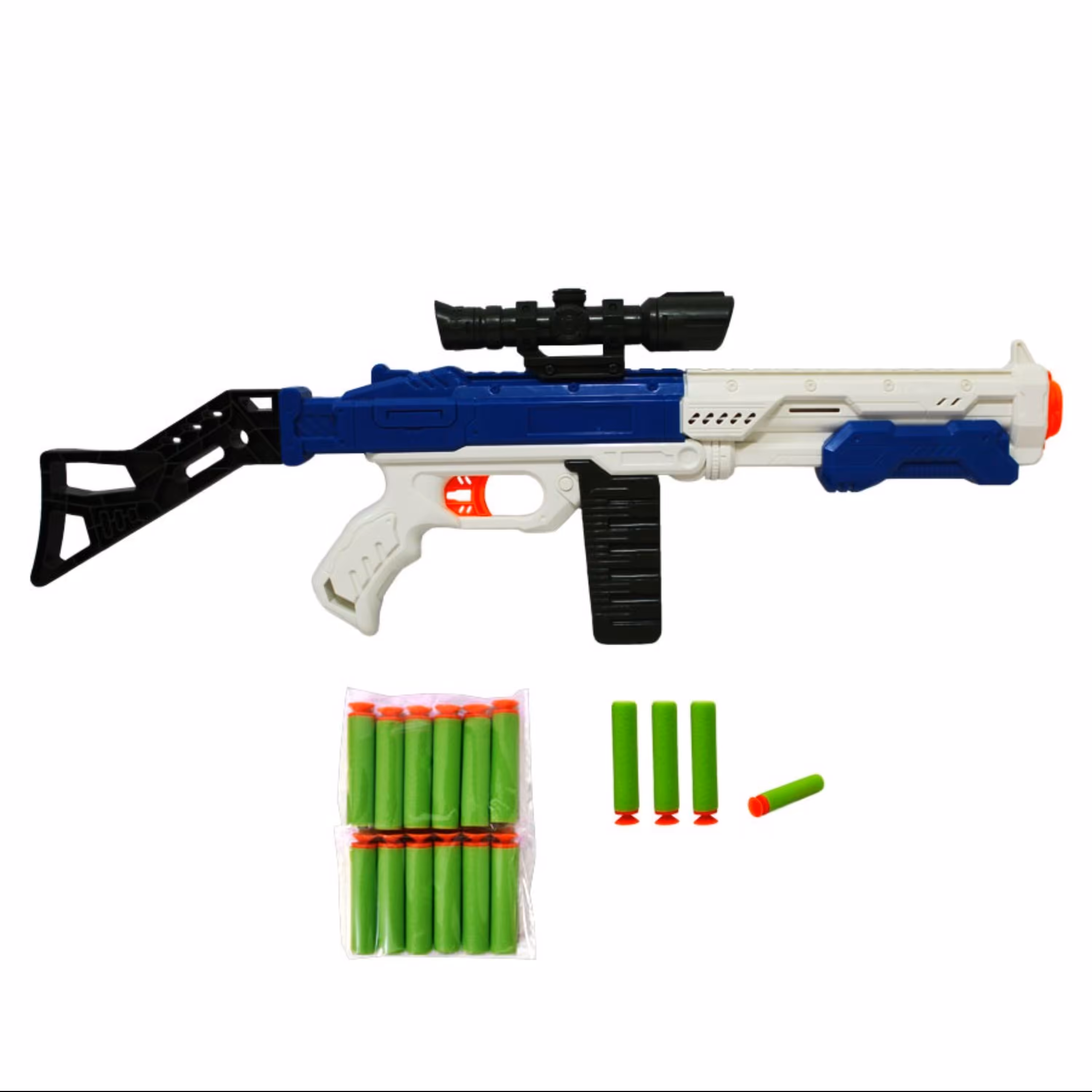 اسباب بازی تفنگ اسنایپر درج با تیر ابری کاملا بی خطر سایز بزرگ