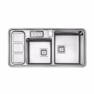 سینک ظرفشویی استیل البرز مدل 853 توکار