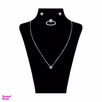 نیم ست زنانه کد GN60938 با سنگ سواروسکی