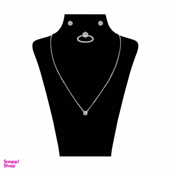 نیم ست زنانه کد GN60938 با سنگ سواروسکی