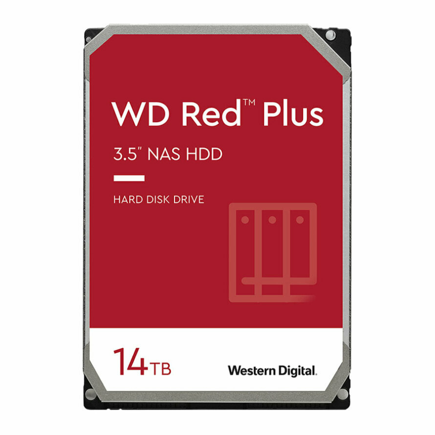 هارد اینترنال 35 اینچ وسترن دیجیتال WD Red Plus NAS 14TB