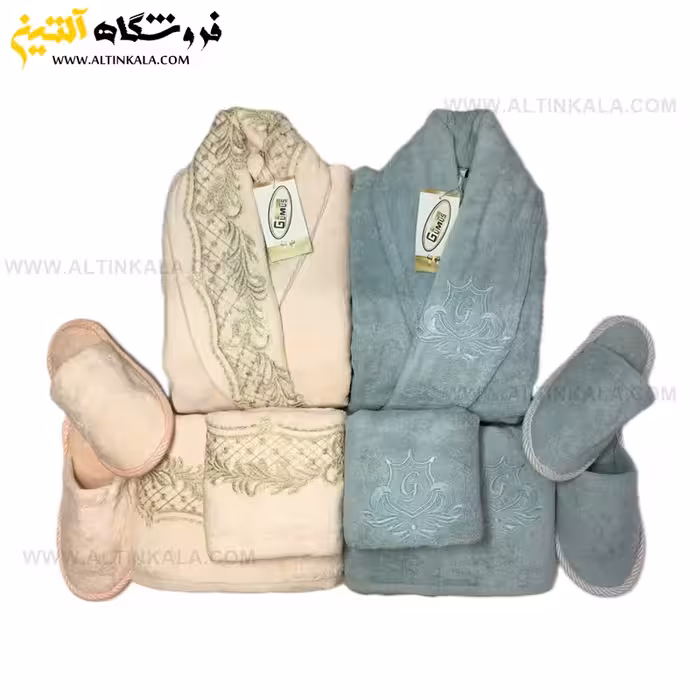 سرویس حوله عروس و داماد 10تکه گیپوردار برند GUMUS