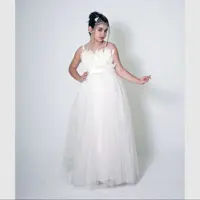 پیراهن مجلسی پردوزی شده دخترانه مدل سارینا کد 1108