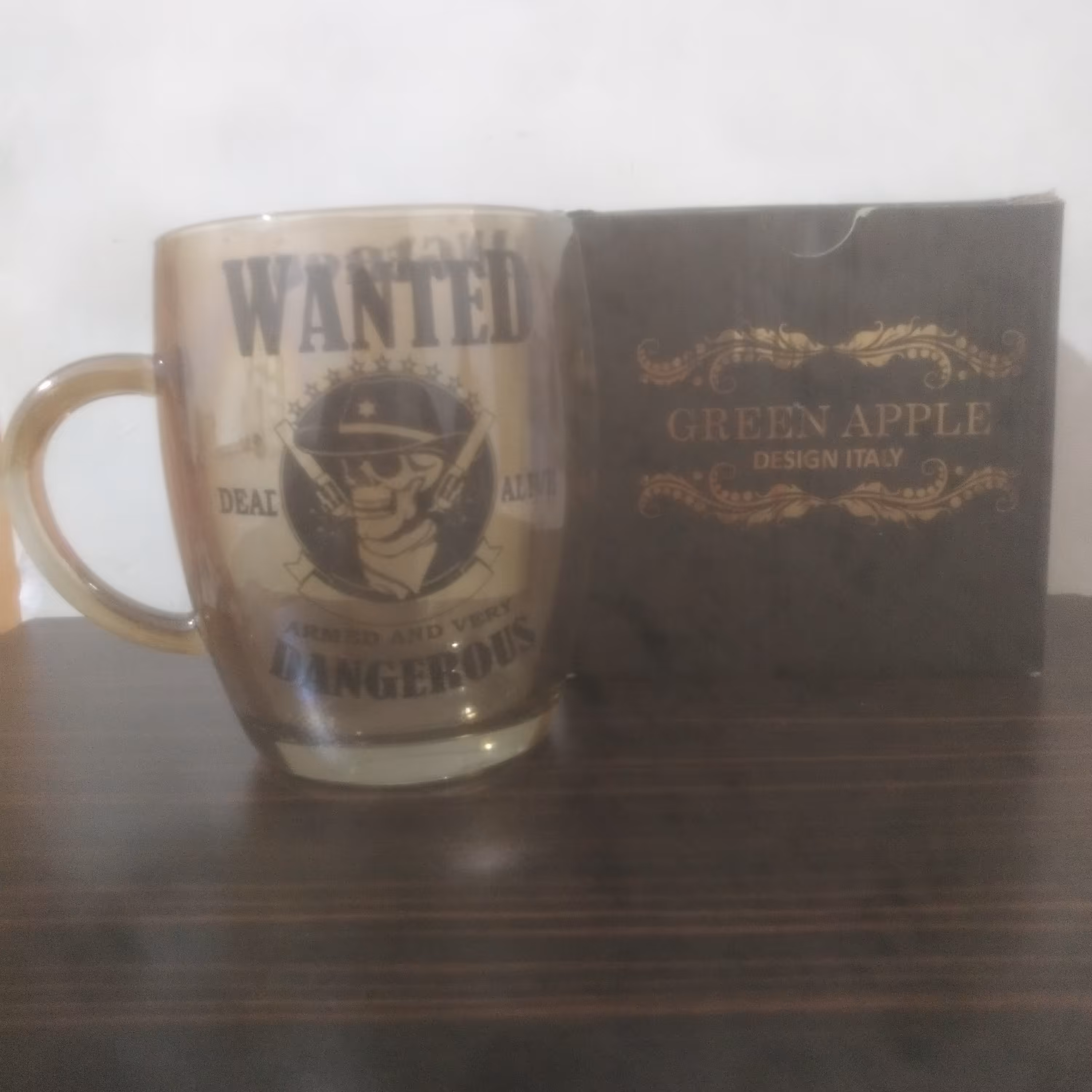 لیوان ماگ بشکه ای سایز بزرگ در طرح wanted