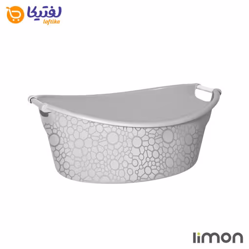 لگن بیضی دسته استیل بزرگ لیمون 1542