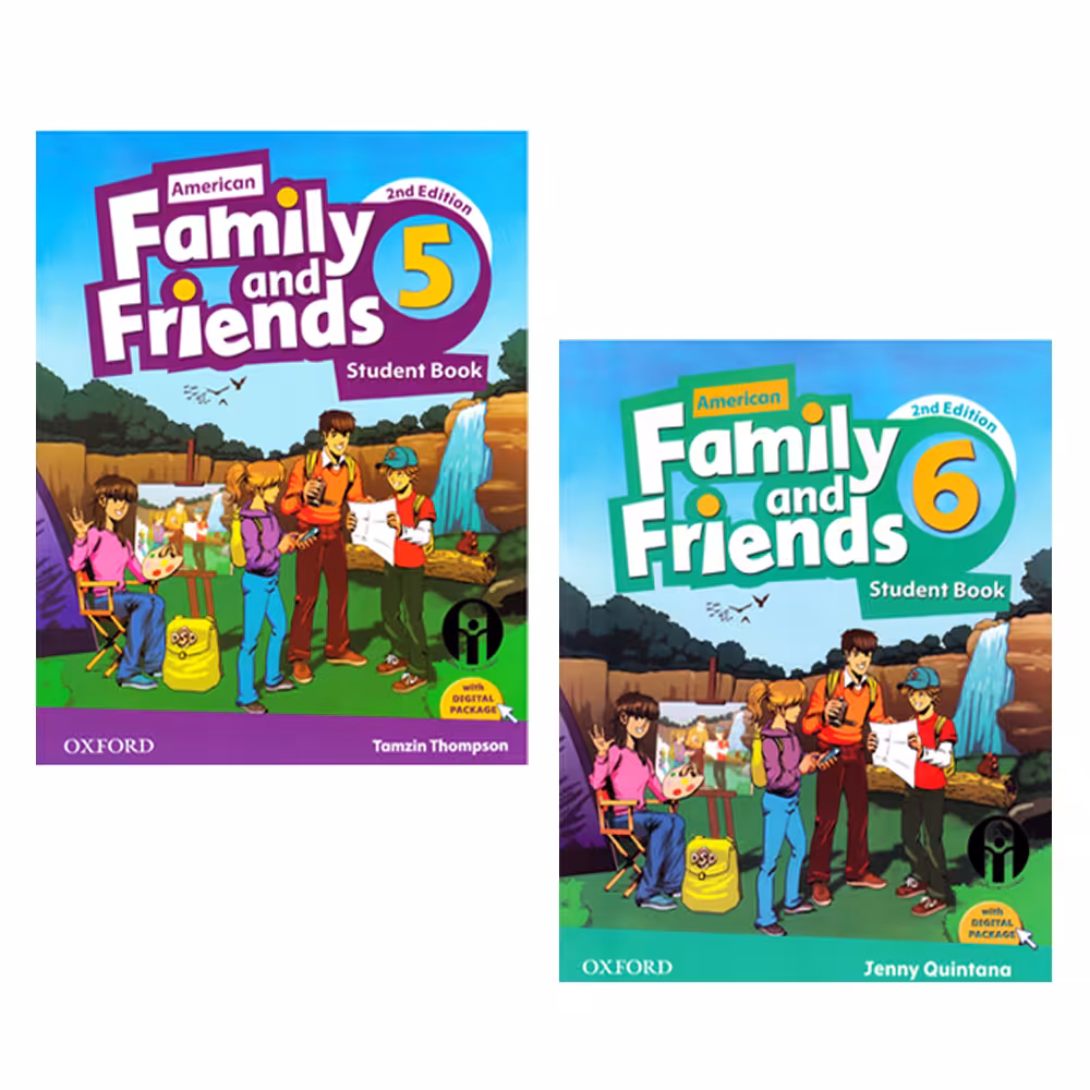 کتاب Family And Friends Second Edition اثر Tamzin Thompson And Jenny Quintana انتشارات الوندپویان 2 جلدی