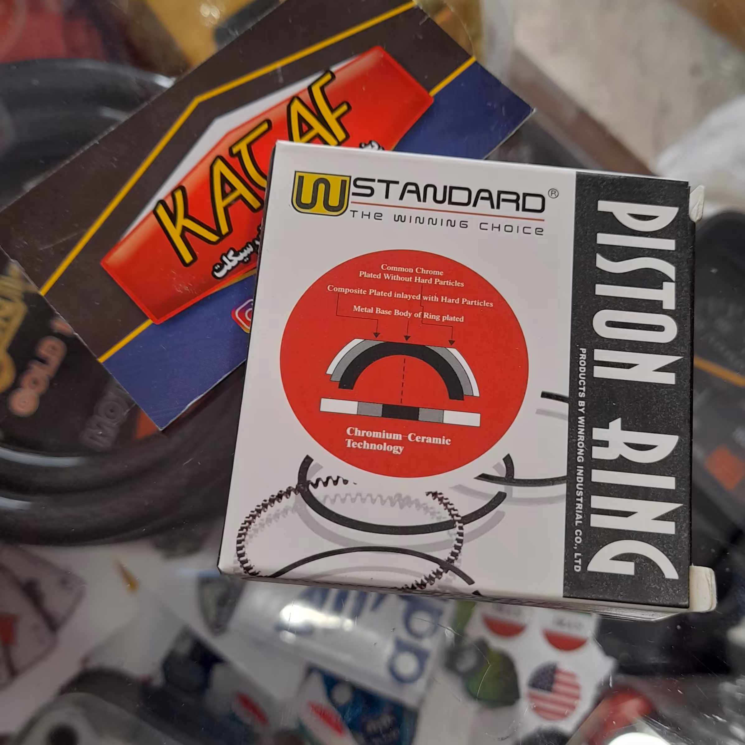 رینگ خالی پیستون شماره صفر درجه یک برند استاندارد