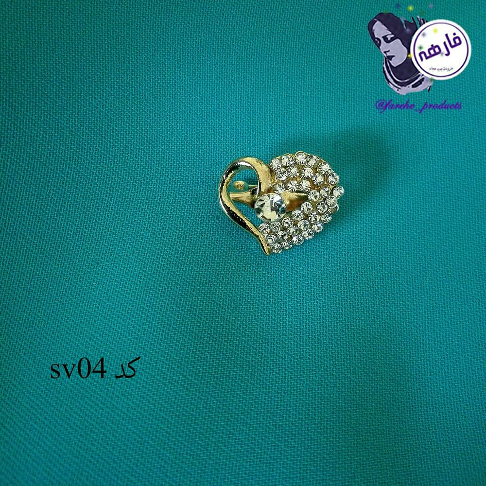سنجاق سینه و سنجاق روسری فارهه کد sv04