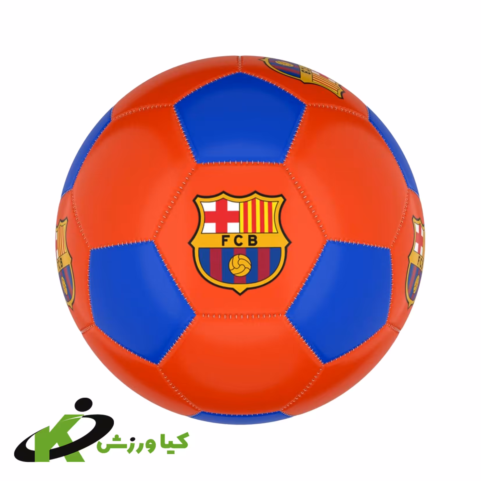 توپ فوتبال دوخت ماشینی سایز 2 بارسلونا –NEW CLUB 2