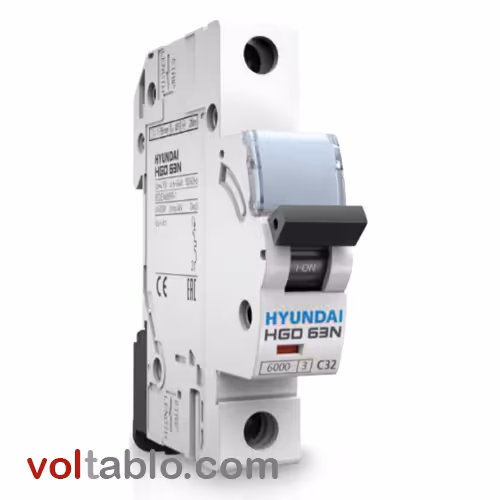 کلید مینیاتوری 32 آمپر هیوندای