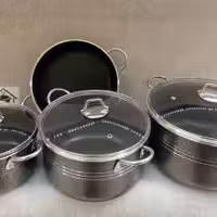 سرویس قابلمه گرانیت 7 پارچه ویژه عروس پاراب