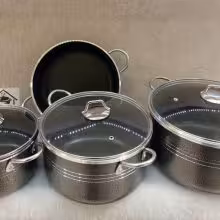 سرویس قابلمه گرانیت 7 پارچه ویژه عروس پاراب