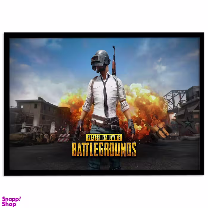 تابلو نوری بکلیت طرح بازی گیم نت Battlegrounds مدل چراغدار B-s1377