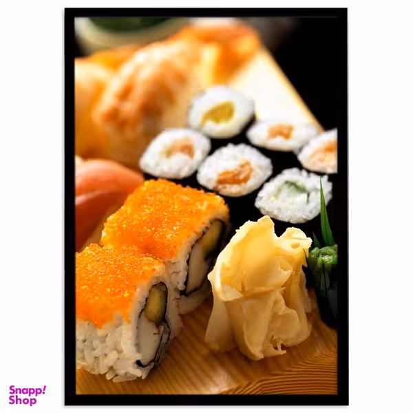 تابلو بکلیت طرح بشقاب سوشی مدل B-s440