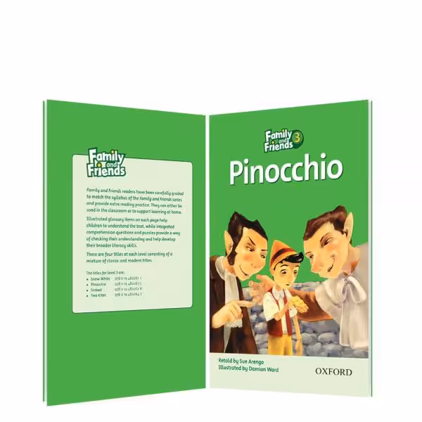 کتاب داستان Family and Friends 3-1 Pinocchio