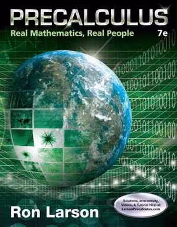 󾕇 دانلود کتاب Precalculus - Real Mathematics, Real People, 7th ed, 2016 - دانلود کتاب های دانشگاهی