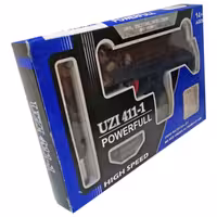 اسباب بازی تفنگ یوزی کد 411 دارای چراغ و لیزر