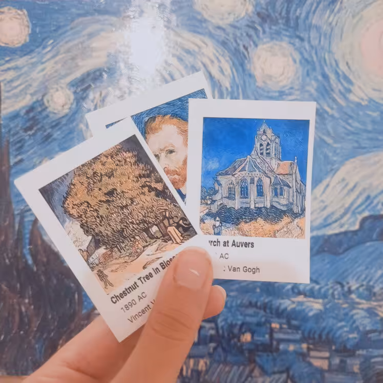 استیکر لپتاپ ونسان ونگوگ بسته3 عددی