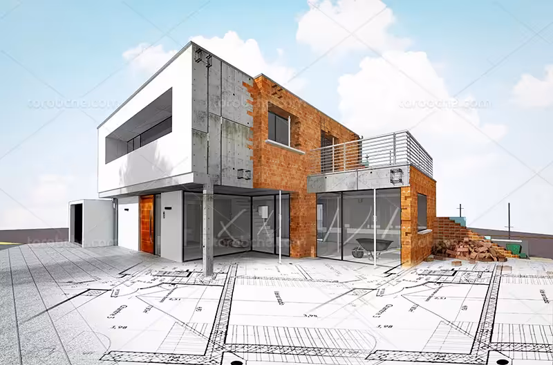 عکس نقشه کشی و معماری ساختمان | گرافیک با طعم تربچه