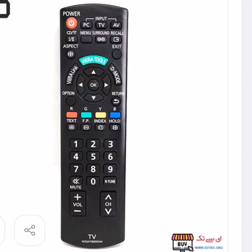 کنترل تلوزیون پاناسونیک PANASONIC کنترل پاناسونیک