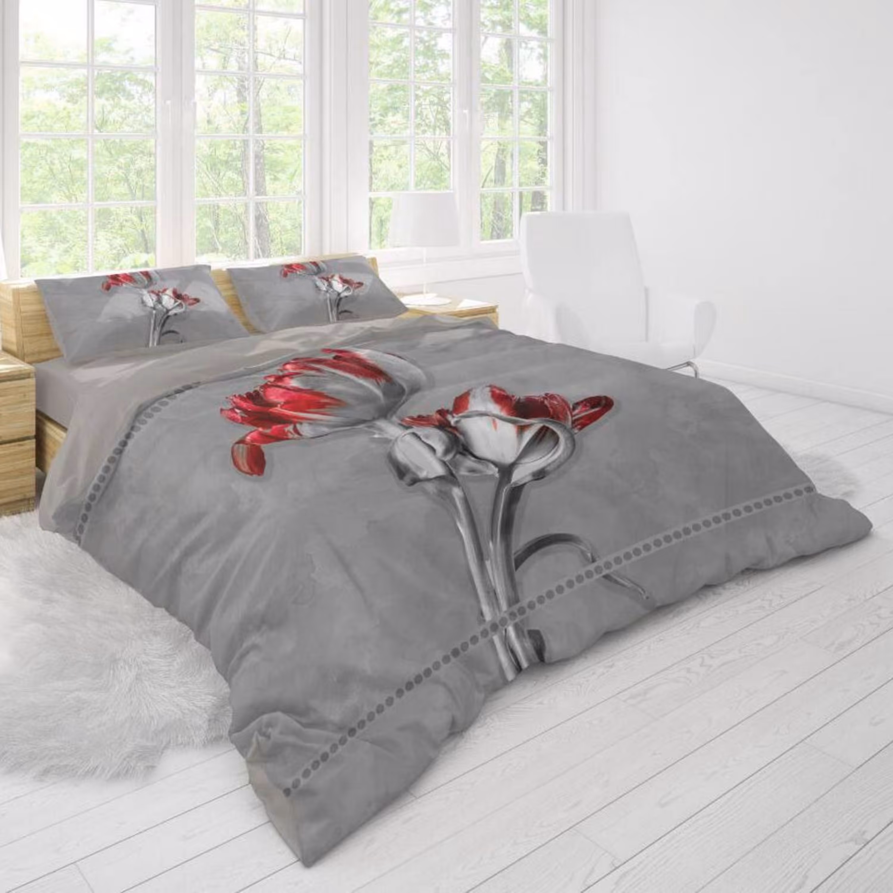 روتختی دونفره سه بعدی برند گوزل 7 تکه کد 326