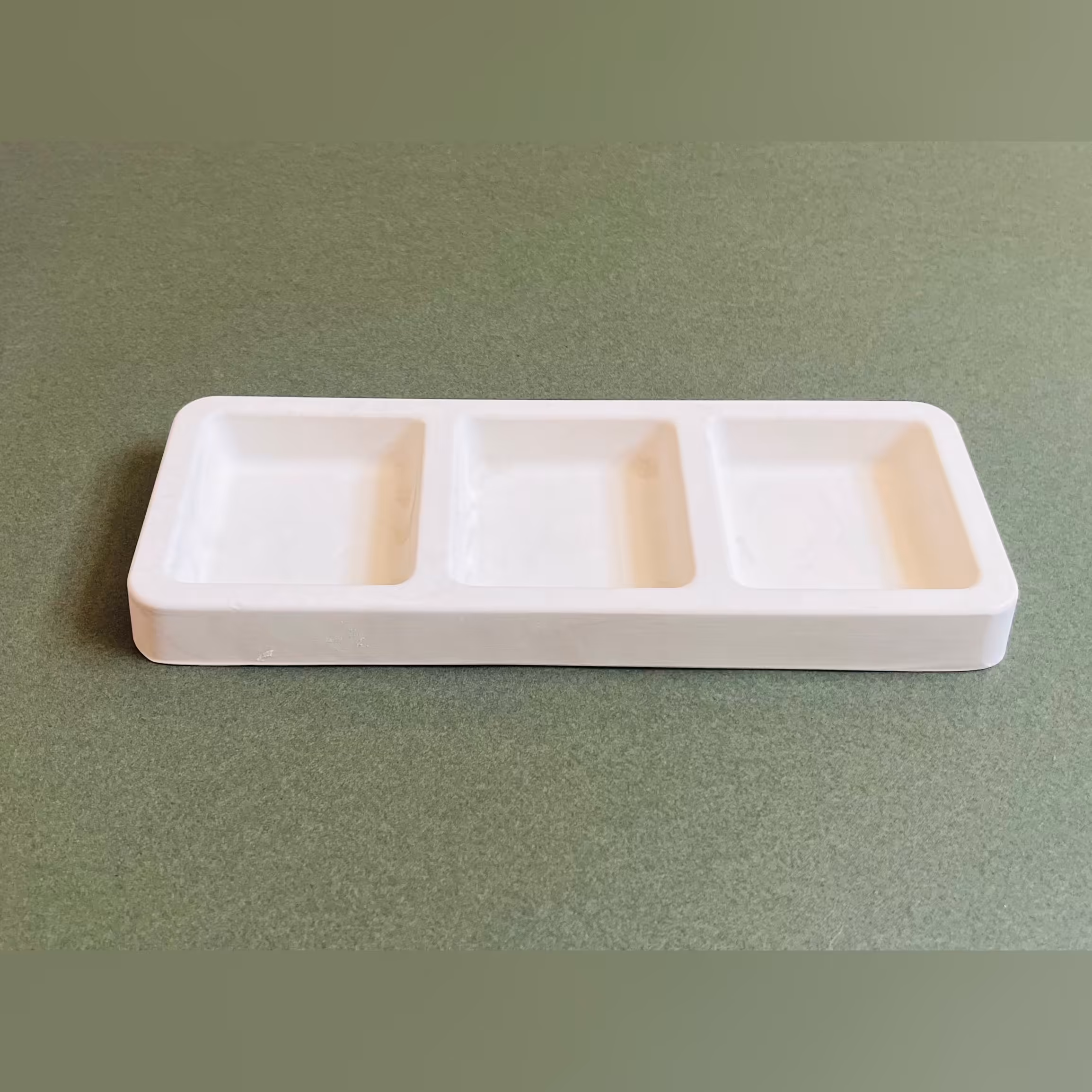 بیس خام سینی پذیرایی 3 قسمتی بتنی 