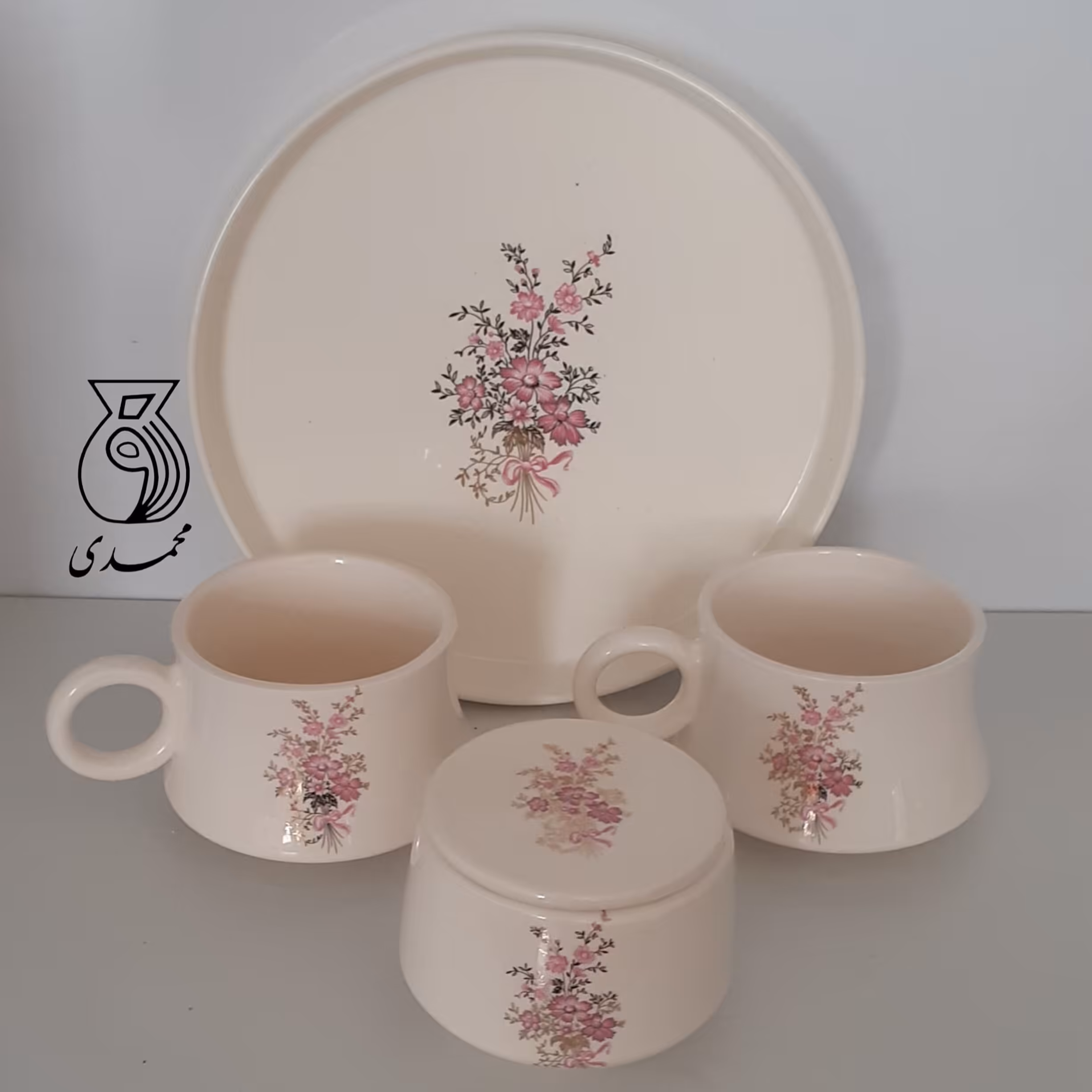 ست چایخوری سرامیکی دونفره