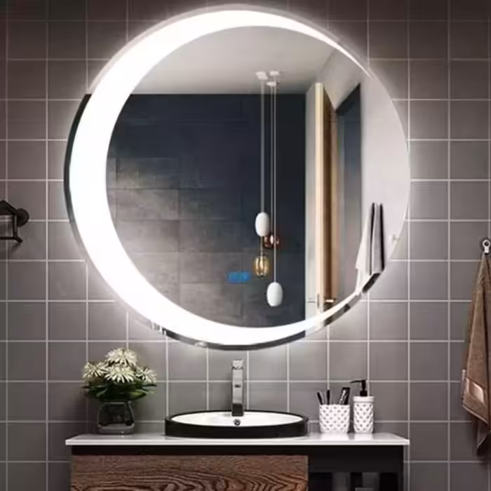 اینه بک لایت مدل ماه سایز شصت سانت