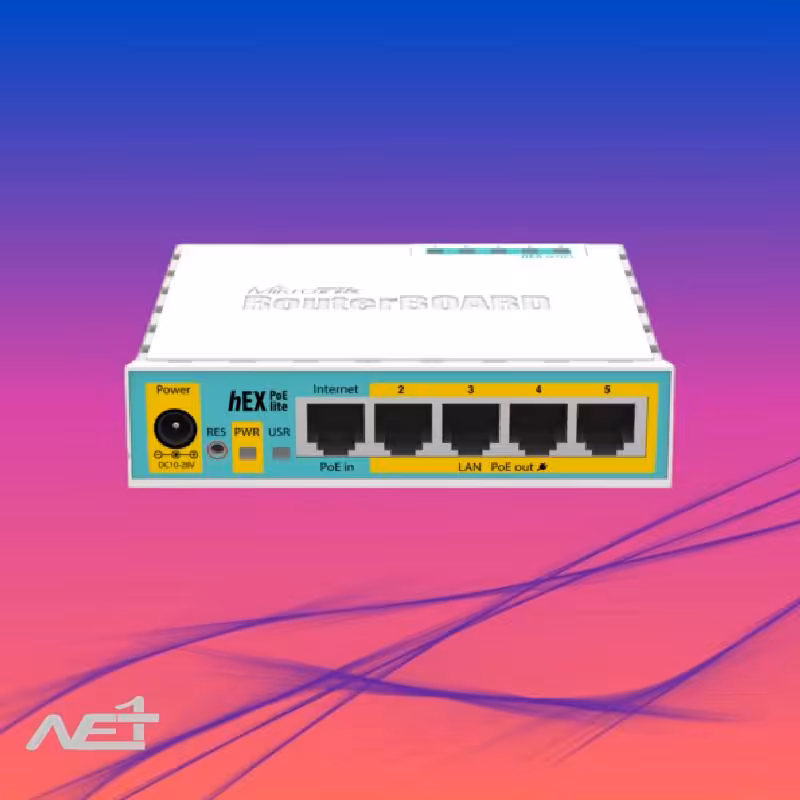 سوئیچ روتر میکروتیک پنج پورت poe مدل RB750UPr2