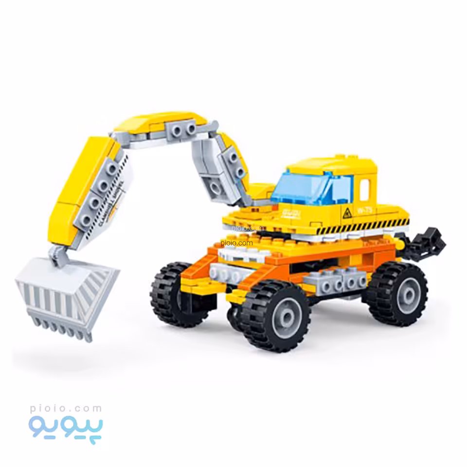 لگو اسباب بازی تراکتور و ربات gudi مدل 8760b