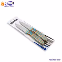 چاقو میوه خوری رینبو استار دسته دار 2 عددی 112f-067