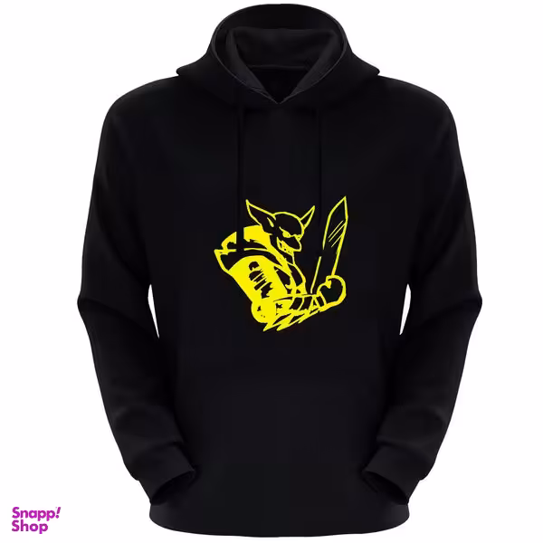 هودی مردانه مدل هیولا E1764 رنگ مشکی