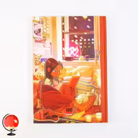 دفتر مشق 100 برگ طرح شبانه جلد سخت آپادانا