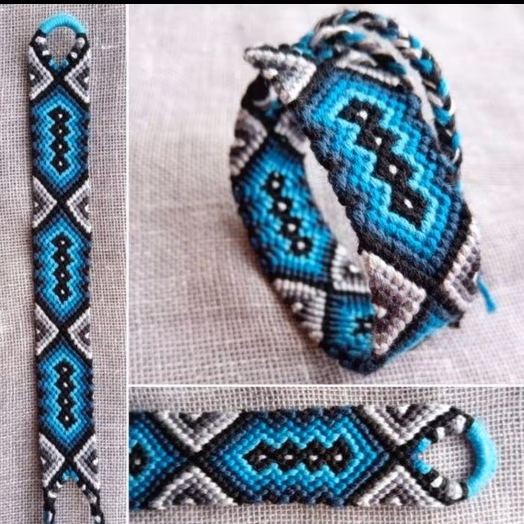 دستبند دوستی طرح زمرد