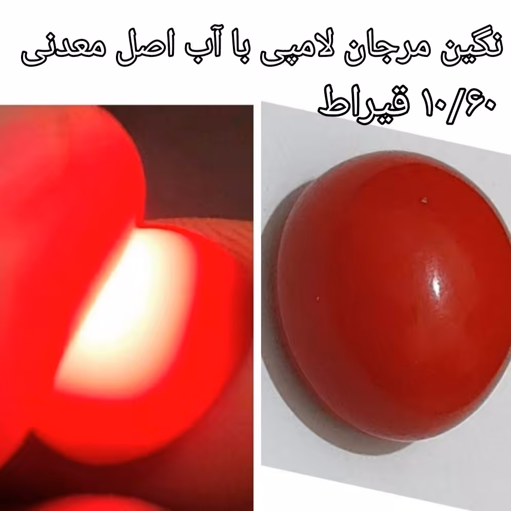 سنگ نگین مرجان لامپی 