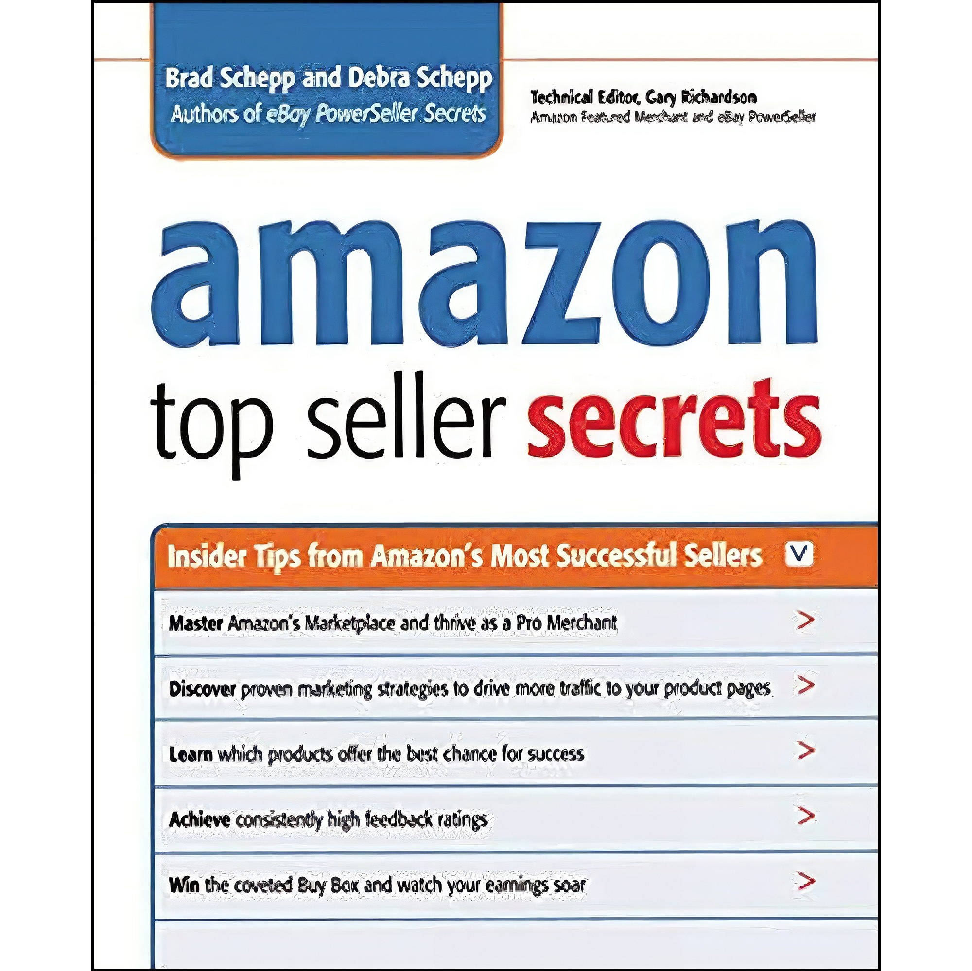کتاب زبان اصلی Amazon Top Seller Secrets اثر Brad Schepp and Debra Schepp