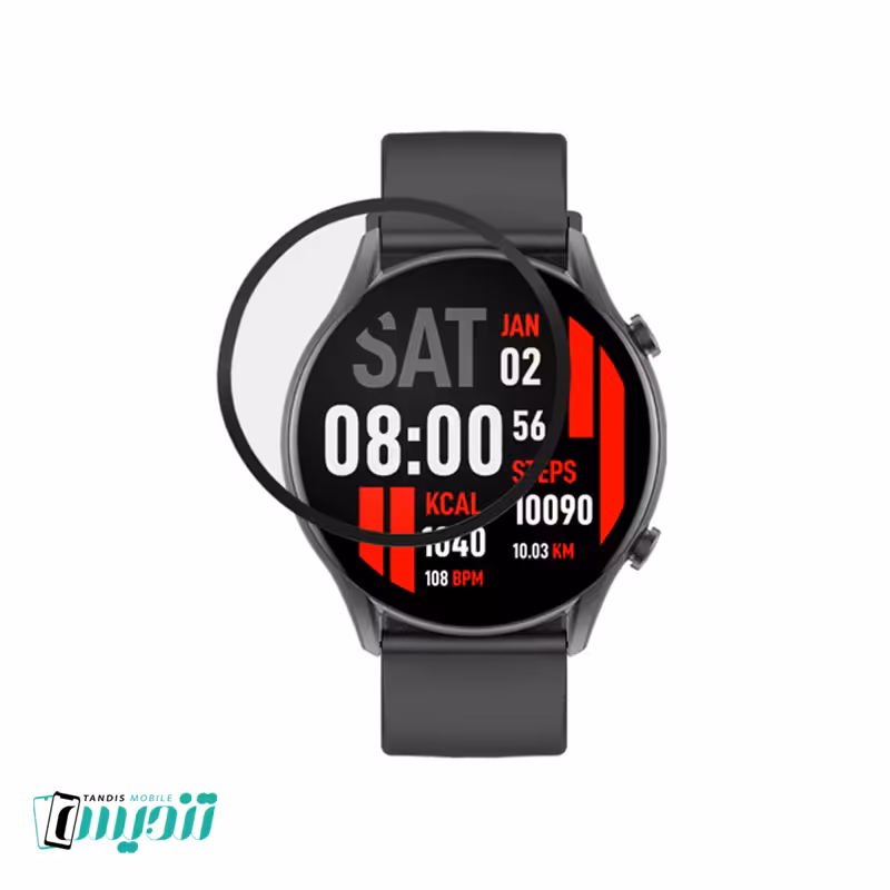 محافظ صفحه نمایش گلس مناسب ساعت هوشمند Kieselect Watch KR - زنگوله