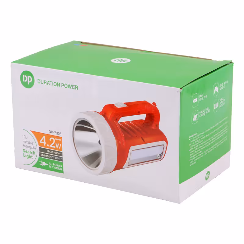 چراغ قوه DP مدل DP-7306 | قابل شارژ با توان 4.2 وات