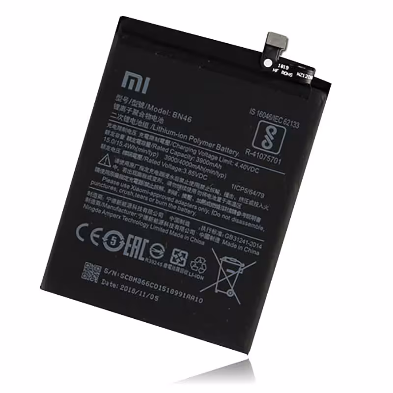 BATTERY BN46 XIAOMI Redmi Note 8 NOTE 3 NOTE 7 NOTE 7I NOTE 6