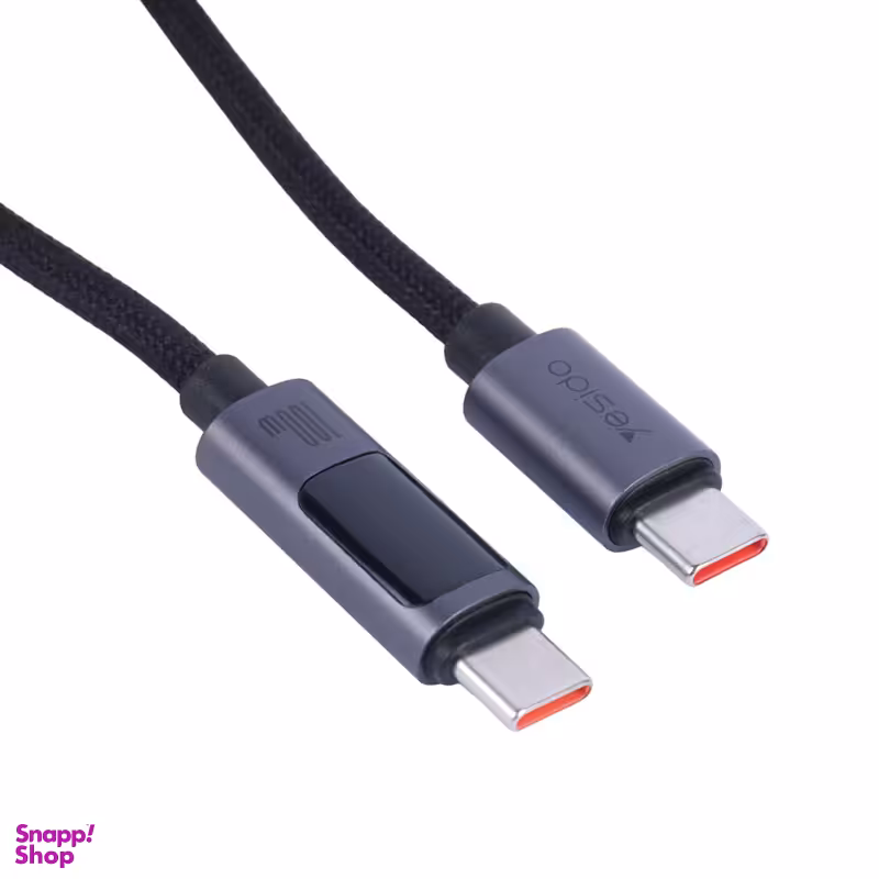 کابل دیتا 100 وات Type-C یسیدو مدل YESIDO CA158 طول 1.2 متر