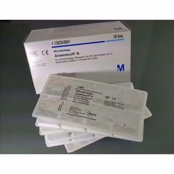 گاز پک نوع A مرک آلمان بسته 10 عددی  Anaerocult  A Gas-Pak