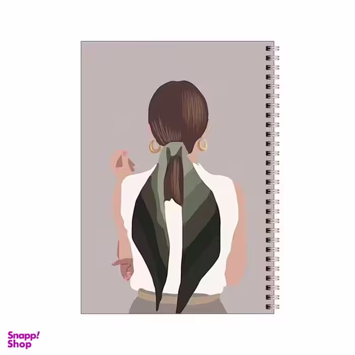 دفتر مشق 100 برگ بامبیلیپ طرح استایل دخترونه مینیمال کد 4289400