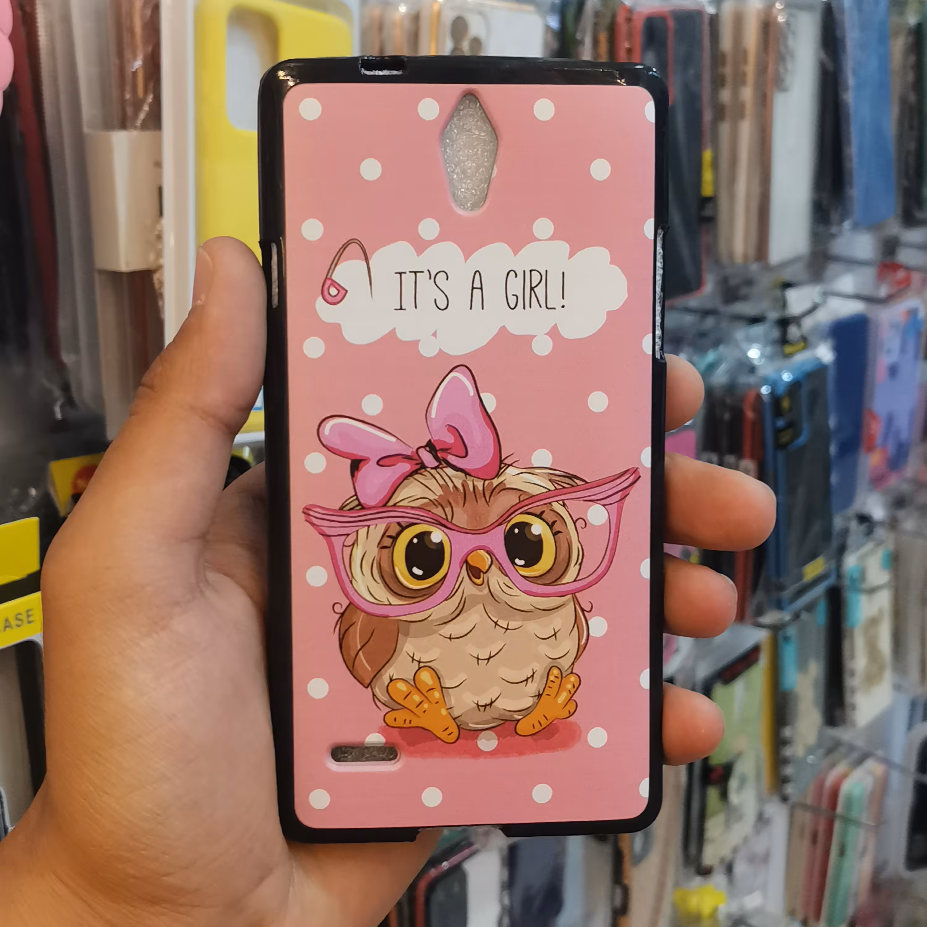 گارد طرح دار فانتزی مناسب برای هواوی g700 و G700 به همراه گلس