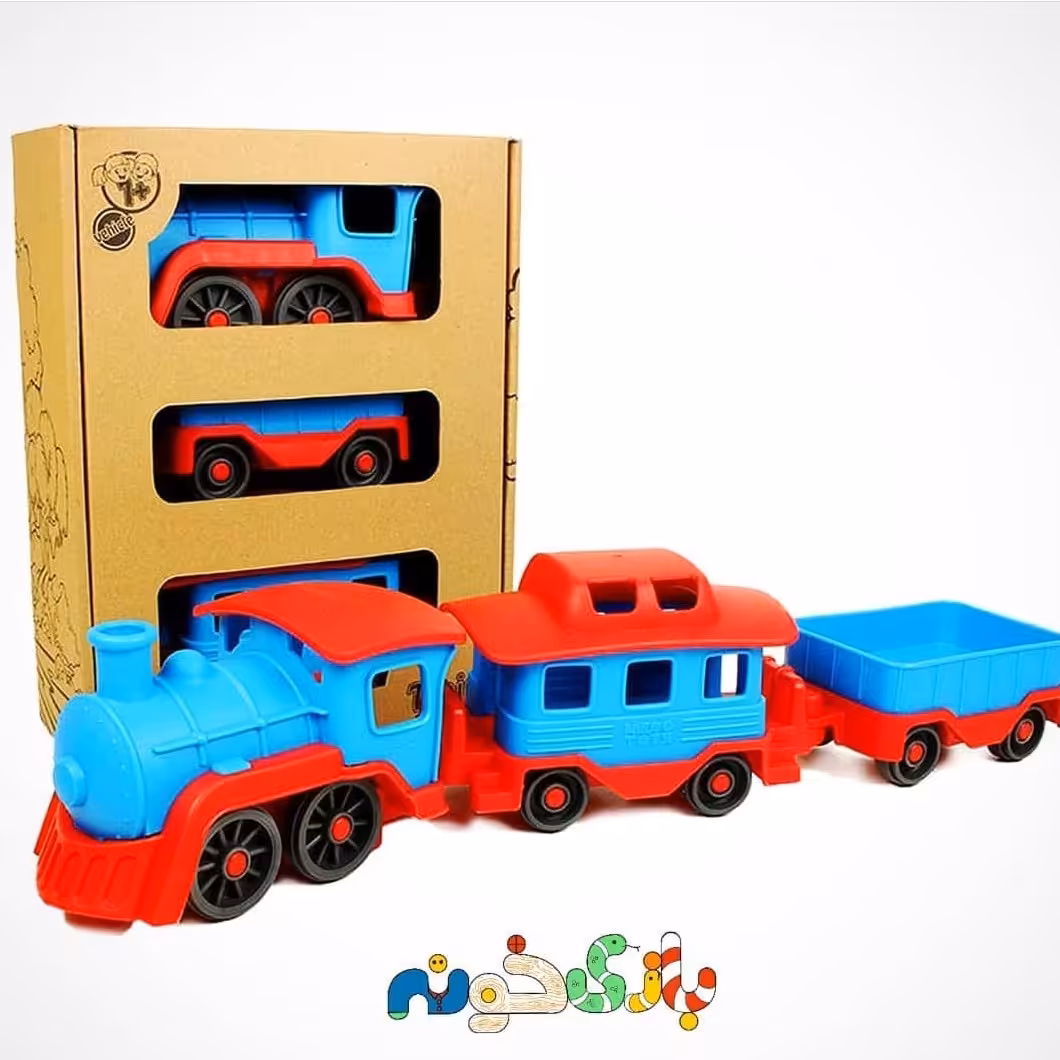 اسباب بازی قطار نشکن نیکو تویز سه واگنه