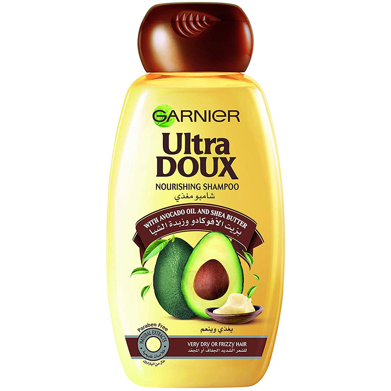 شامپو گارنیه آووکادو شی باتر Garnier Ultra Doux Avocado Oil &amp; Shea Butter Nourishing Shampoo