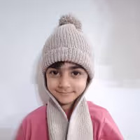 کلاه شالگردن دستباف بچگانه ماهرو