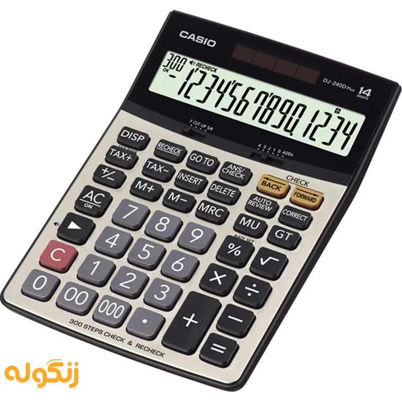ماشین حساب کاسیو مدل DJ-240D Plus - زنگوله