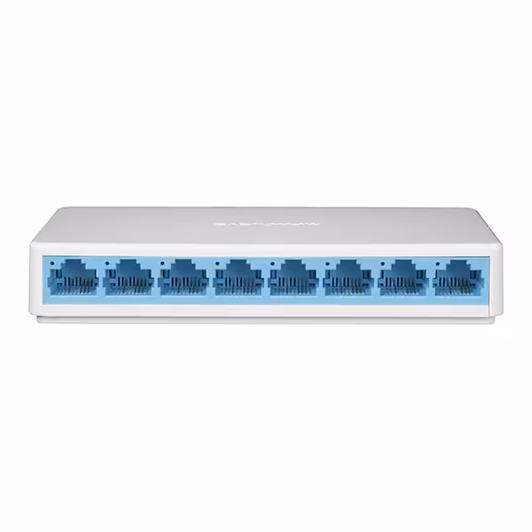 سوییچ 8 پورت مگابیت و دسکتاپ مرکوسیس MS108